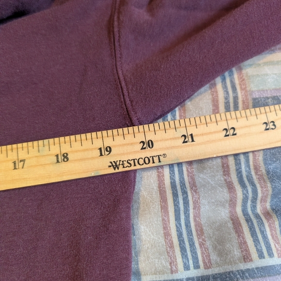 Terrera Women’s Purple Fleece-Lined Hoodie Dress Size Small – Knee-Length, Long - Picture 3 of 7